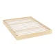 Artiss Odin Double Size Floating Bed Frame - Pinewood, LED Lights, Sturdy Wooden Slats, Easy Assembly, 300KG Capacity