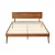 Artiss Queen Size Walnut Bed Frame with Pinewood Construction, Sturdy Slats, Easy Assembly, and Modern Design