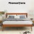 Artiss Queen Size Walnut Bed Frame with Pinewood Construction, Sturdy Slats, Easy Assembly, and Modern Design Artiss Queen Size Walnut Bed Frame with Pinewood Construction, Sturdy Slats, Easy Assembly, and Modern Design