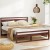 Artiss Queen Bed Frame, Pinewood, Walnut, 211x166x93cm, Rustic Design, Easy Assembly, Fits Australian Mattress