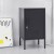 ArtissIn Artiss Bedside Table Metal Cabinet, Cold Rolled Steel, 38x40x69cm, Black, Modern Design, Spacious Storage