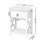 Artiss EMMA White Bedside Tables - 2 Pack, Solid Paulownia Wood, 1 Drawer & Shelf, No Assembly, 40x30x53.5cm