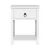 Artiss EMMA White Bedside Tables - 2 Pack, Solid Paulownia Wood, 1 Drawer & Shelf, No Assembly, 40x30x53.5cm