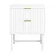 Artiss White Bedside Table with MDF Frame - 2 Drawers, Metal Runners, 43.5x39x55cm - Stylish Bedroom Storage Solution
