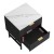 Artiss Bedside Table MDF 43.5x39x55cm Black - 2 Drawers, Stylish Bedroom Storage, Easy Assembly, 1-Year Warranty