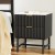 Artiss Bedside Table MDF 43.5x39x55cm Black - 2 Drawers, Stylish Bedroom Storage, Easy Assembly, 1-Year Warranty