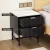 Artiss 2x Bedside Tables with 2 Drawers, Black, 43.5x39x55cm, MDF Frame, Metal Runners, Modern Bedroom Storage Artiss 2x Bedside Tables with 2 Drawers, Black, 43.5x39x55cm, MDF Frame, Metal Runners, Modern Bedroom Storage