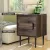Artiss Bedside Table Nightstand, E1 Particleboard & Metal, Walnut, 45x40x62.5cm, 2 Drawers, Stylish & Functional