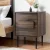 Artiss Bedside Table Nightstand, E1 Particleboard & Metal, Walnut, 45x40x62.5cm, 2 Drawers, Stylish & Functional