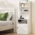 Artiss Bedside Table Nightstand, 15mm Particle Board, White, 45x36x140cm, Charging Station, Stylish & Functional