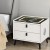 Artiss AIKA Smart Bedside Table 2 Drawers, Wireless Charging, Bluetooth Speaker, LED, Metal Legs, White 50x40x45cm Artiss AIKA Smart Bedside Table 2 Drawers, Wireless Charging, Bluetooth Speaker, LED, Metal Legs, White 50x40x45cm
