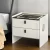 Artiss Smart Bedside Table White - Wireless Charging, Bluetooth Speakers, LED Lights, USB & Type-C Ports