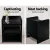 Artiss FARA Black Bedside Table with Drawer & Shelf - Durable 15mm LDF Board, Solid Build, 37x34x45cm, Easy to Clean