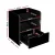 Artiss 2X FARA Bedside Table Black, 1 Drawer with Shelf, 15mm LDF Board, Safe Corners, 37x34x45cm,