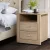 Artiss TARA Oak Bedside Table - 2 Drawers, Shelf, Sturdy Design, Anti-Scratch, Easy Assembly for Modern Homes