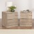 Artiss Pepe 2x Bedside Table 2 Drawers, 15mm Particle Board, Handle-less, Oak Finish, 40x39.5x50cm, Modern
