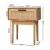 Artiss Bedside Table, Rattan Drawer, Particle Board, Wood Finish, 40x30x50cm, Modern Nightstand with Storage