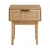 Artiss Bedside Table, Rattan Drawer, Particle Board, Wood Finish, 40x30x50cm, Modern Nightstand with Storage