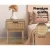 Artiss Bedside Table, Rattan Drawer, Particle Board, Wood Finish, 40x30x50cm, Modern Nightstand with Storage