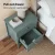 Artiss Green Bedside Table with 2 Drawers - MDF, 40x30x50cm, Easy-Clean, Anti-Tip, Ideal for Bedroom & Living Spaces