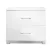 Artiss Bedside Table with 2 Drawers, MDF, High Gloss White, 59x40x51cm - Modern Design, Ample Storage, Easy Assembly