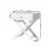Artiss Qara White Bedside Table with Drawer - Stylish Cross-Leg Design, E1 Particle Board, 20kg Capacity, Easy Assembly