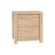 Artiss Bedside Table 2 Drawers, Pine, 48x39x53cm, Beige - MAXI Series, Modern Storage Solution