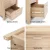 Artiss Maxi 2x Bedside Tables with 2 Drawers, Thick Pine Look, 48x39x53cm, Modern Storage Nightstands, Beige