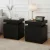 Artiss 2 Bedside Tables - Black, 2 Drawers, Lift-up Storage, 15mm Particle Board, Modern Design, 45x35x52cm, Artiss 2 Bedside Tables - Black, 2 Drawers, Lift-up Storage, 15mm Particle Board, Modern Design, 45x35x52cm,