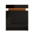 Artiss COLEY Black LED Bedside Table, 2 Drawers, Lift-up Storage, 16-Colour Lighting, 15mm Melamine, 45x35x52