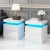 Artiss COLEY White LED Bedside Table Set of 2 - 16-Colour Lights, 2 Drawers, Lift-up Storage, Particle Board & MDF, 45x