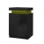 Artiss 2X Black LED Bedside Table with 3 Drawers, Lift-Up Storage, High-Gloss Finish, Customised 16-Colour Lighting