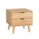 Artiss Bedside Table 2 Drawers, Pine Wood, 50x40x50cm, Scandinavian Design, Anti-Slip, Ample Storage, Easy Assembly Artiss Bedside Table 2 Drawers, Pine Wood, 50x40x50cm, Scandinavian Design, Anti-Slip, Ample Storage, Easy Assembly