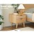Artiss Bedside Table 2 Drawers, Pine Wood, 50x40x50cm, Scandinavian Design, Anti-Slip, Ample Storage, Easy Assembly