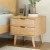Artiss Bedside Table 2 Drawers, Pine Wood, 50x40x50cm, Scandinavian Design, Anti-Slip, Ample Storage, Easy Assembly
