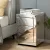 Artiss PRESIA Silver Mirrored Bedside Table, 3 Drawers, E1 MDF, Crystal Knobs, 40x40x58cm, Glamorous and Spacious Design