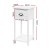 Artiss Thyme Vintage Bedside Table - White, 18mm Paulownia Wood, Smooth Drawer, No Assembly, Eco-Friendly Finish