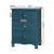 Artiss Bedside Table 3 Drawers Vintage Blue - Solid Paulownia Wood, Metal Handles, No Assembly, 45x30x62.5cm