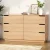 Artiss Pine 6-Drawer Dresser: 120x40x75cm, Smooth Runners, Anti-Tip Kit, Scratch-Resistant Finish, Easy Assembly
