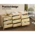 Artiss XAVI 9-Drawer Tallboy Chest - Pine, Contemporary Design, Durable Particle Board, 150x40x75cm, Smooth Glide