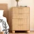 Artiss 4 Drawer Tallboy Dresser - Pine Finish, Fluted Front, 60x40x90cm, Scratch-Resistant, Easy Assembly, Anti-Tip Kit