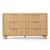 Artiss 6 Drawer Dresser Tallboy - Pine Finish, Fluted Style, 120x40x70cm, Scratch-Resistant, Anti-Tip, Easy Assembly