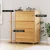Artiss Chest of 3 Drawers and 3 Shelves Storage Cabinet, 100cm Pine, Particle Board, Modern Organiser Unit