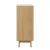 Artiss BRIONY Rattan 4-Drawer Tallboy Pine - Stylish Bohemian Storage Solution with Solid Wood Legs, Easy Assembly