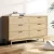 Artiss 6 Chest of Drawers BRIONY Oak Rattan Lowboy, Real Rattan, Solid Wood Legs, 120cm, Coastal Boho Bedroom Storage Artiss 6 Chest of Drawers BRIONY Oak Rattan Lowboy, Real Rattan, Solid Wood Legs, 120cm, Coastal Boho Bedroom Storage