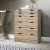 Artiss 6-Drawer Tallboy, E1 Particleboard, Oak Finish, 80x38x105.5cm, Scandinavian Design, Anti-Rust Runners