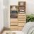 Artiss Pine 3 Chest of Drawers Tallboy Cabinet – 3 Adjustable Shelves, Handle-Free, Easy Assembly, 50.5x40.5x160cm
