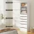 Artiss 6 Drawer Tallboy Cabinet White 185cm Modern Chest Handle-Free Particle Board Storage Bedroom Organiser