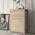Artiss Chest of Drawers, 5-Drawer Tallboy, Particle Board, Oak, 80x40x111cm, MAXI Series, Contemporary Storage Solution