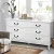 Artiss Chest of Drawers, MDF & Pine Wood, White, 120x36.5x65cm - French Provincial Design, 6 Drawers, Vintage Style